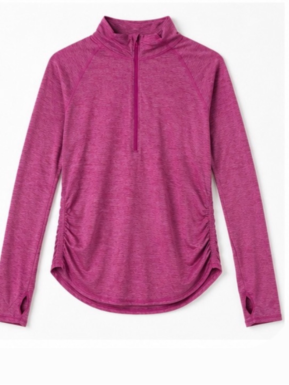 Women’s Magenta Half-Zip Active Top